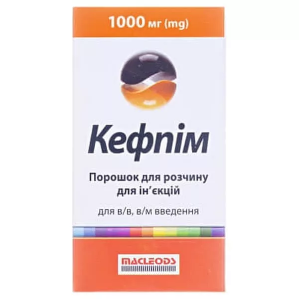Кефпим порошок по 1000 мг во флаконе 1 шт.