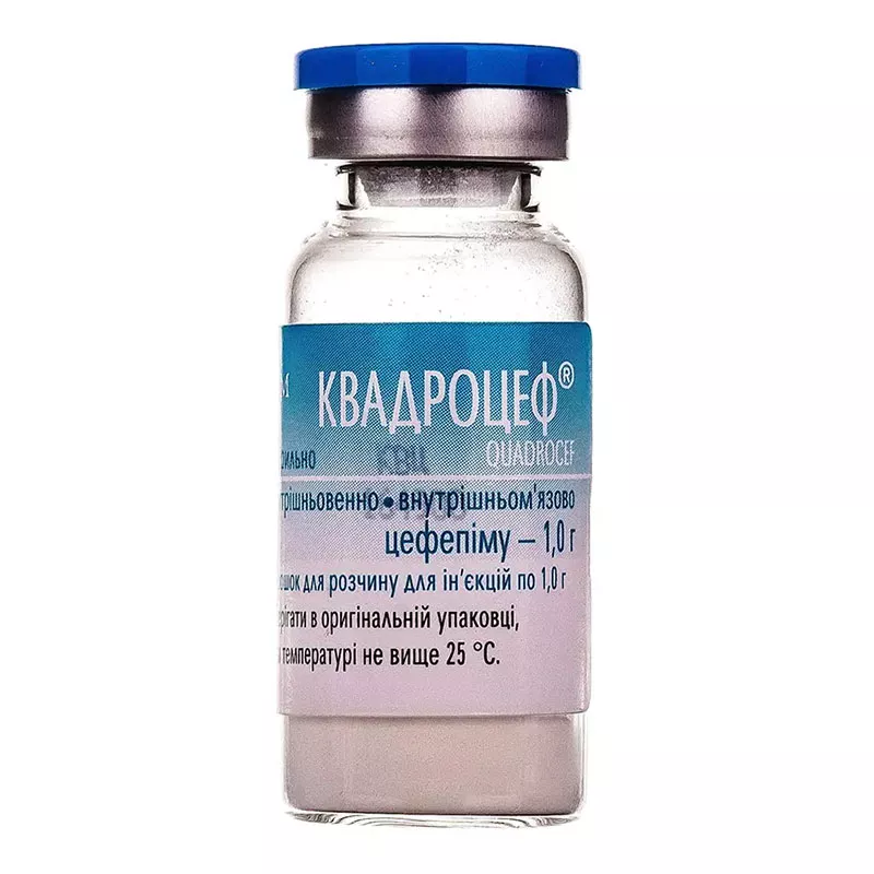 Квадроцеф порошок по 1 г во флаконе 1 шт.