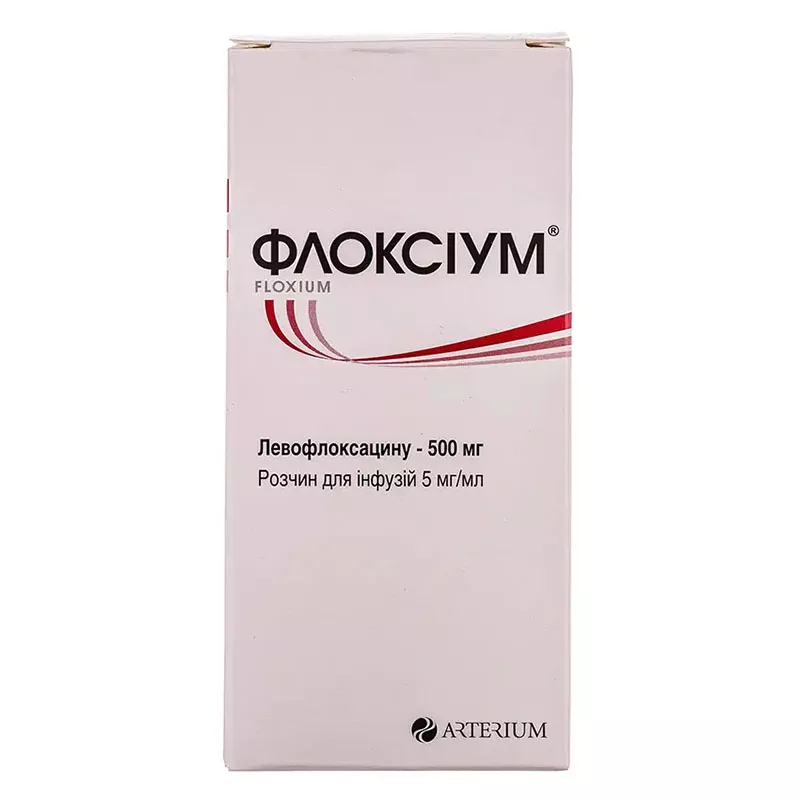 Флоксиум раствор для инфузий 500 мг по 100 мл в бутылке
