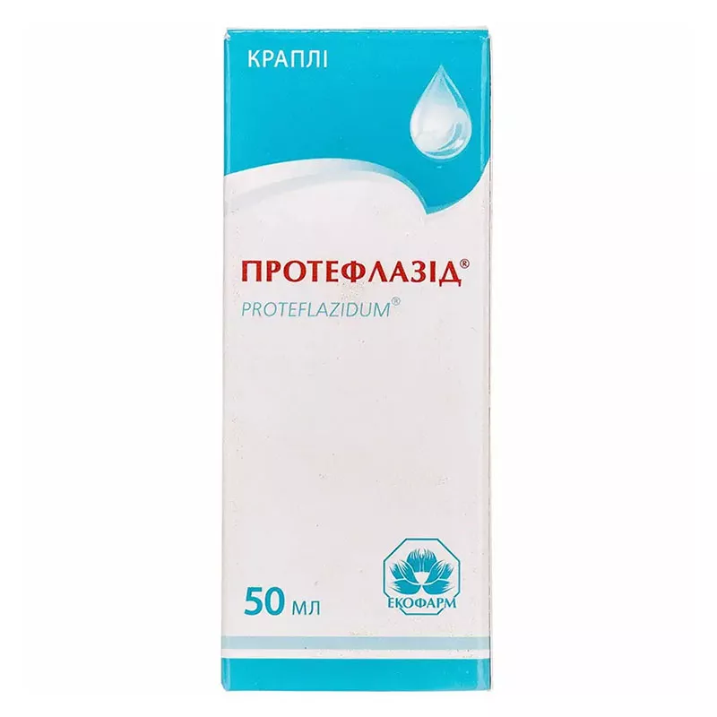 Протефлазід краплі по 50 мл у флаконі 1 шт.