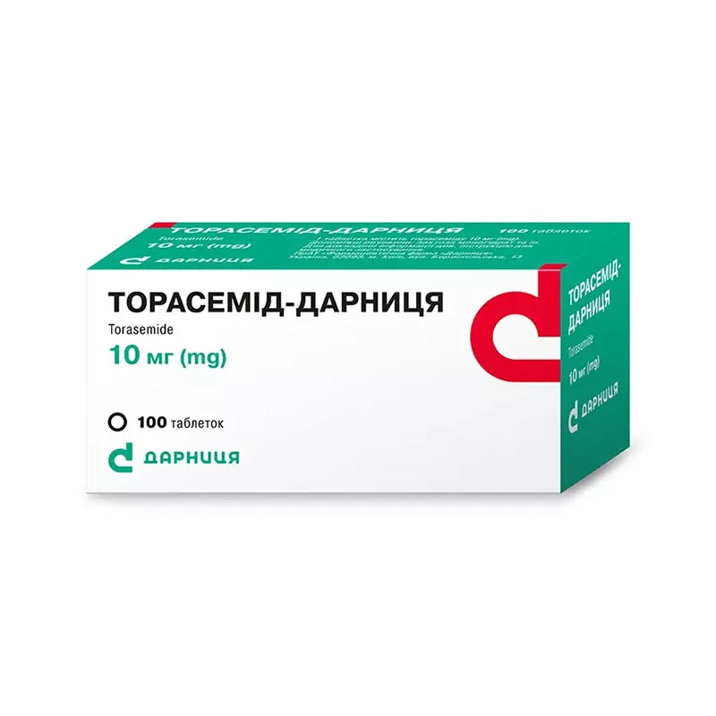 Торасемид-Дарница таблетки по 10 мг 100 шт.