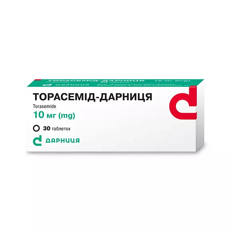Торасемид-Дарница таблетки по 10 мг 30 шт.