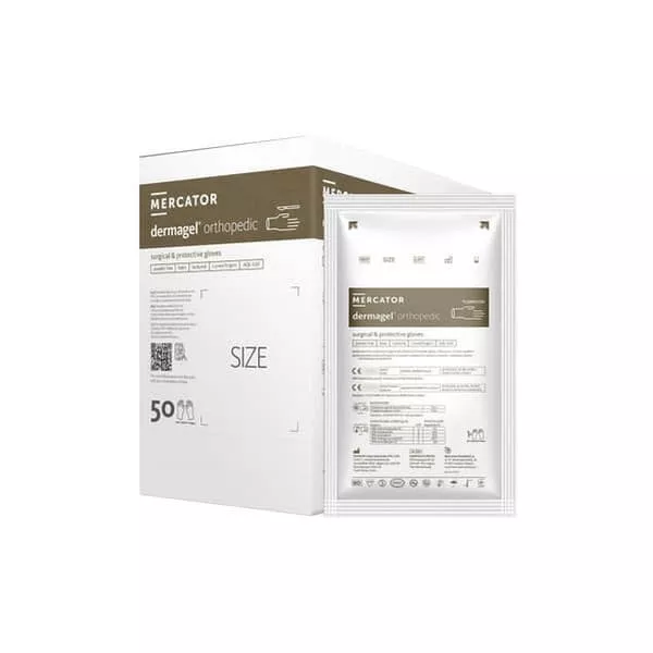 *Перчатки ортоп.хир.стер.Dermagel Orthopedic б/пудр.р.6,5 пара