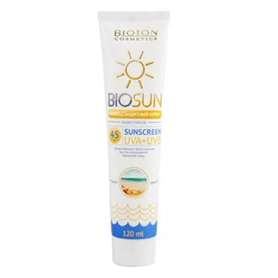 *Биотон Солнцезащитный крем SPF45 120мл