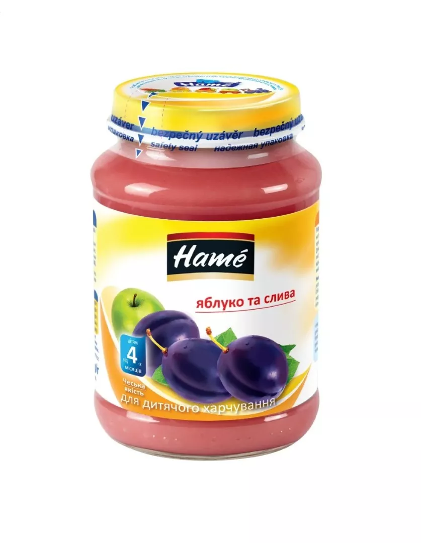 *Пюре Hame Яблоко и слива 190 г