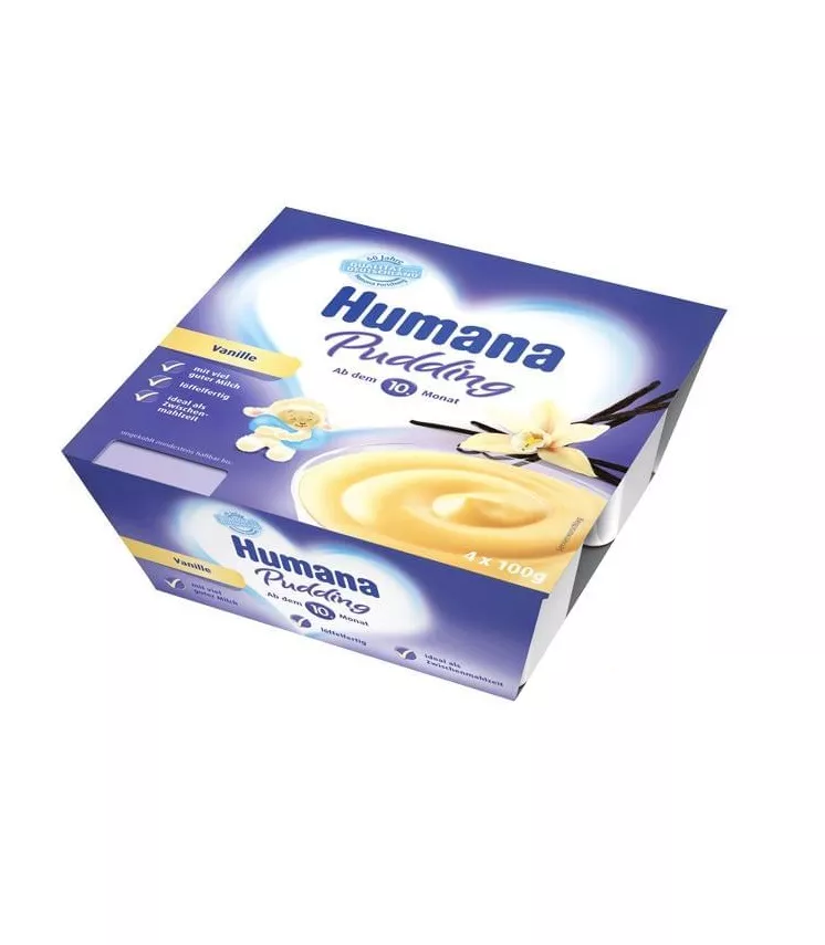 *Пудинг Humana 3505 Ванильный 4*100 г