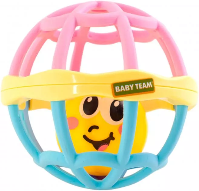 *Игрушка-погремушка Baby Team 8405 Мячик