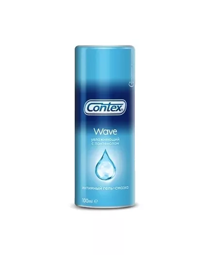 *ДУБЛЬ Гель-смазка Contex Wave увлажняющая 100мл 20%