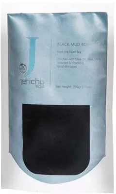 *Грязь черная Jericho Black mud для обертывания пакет 300г