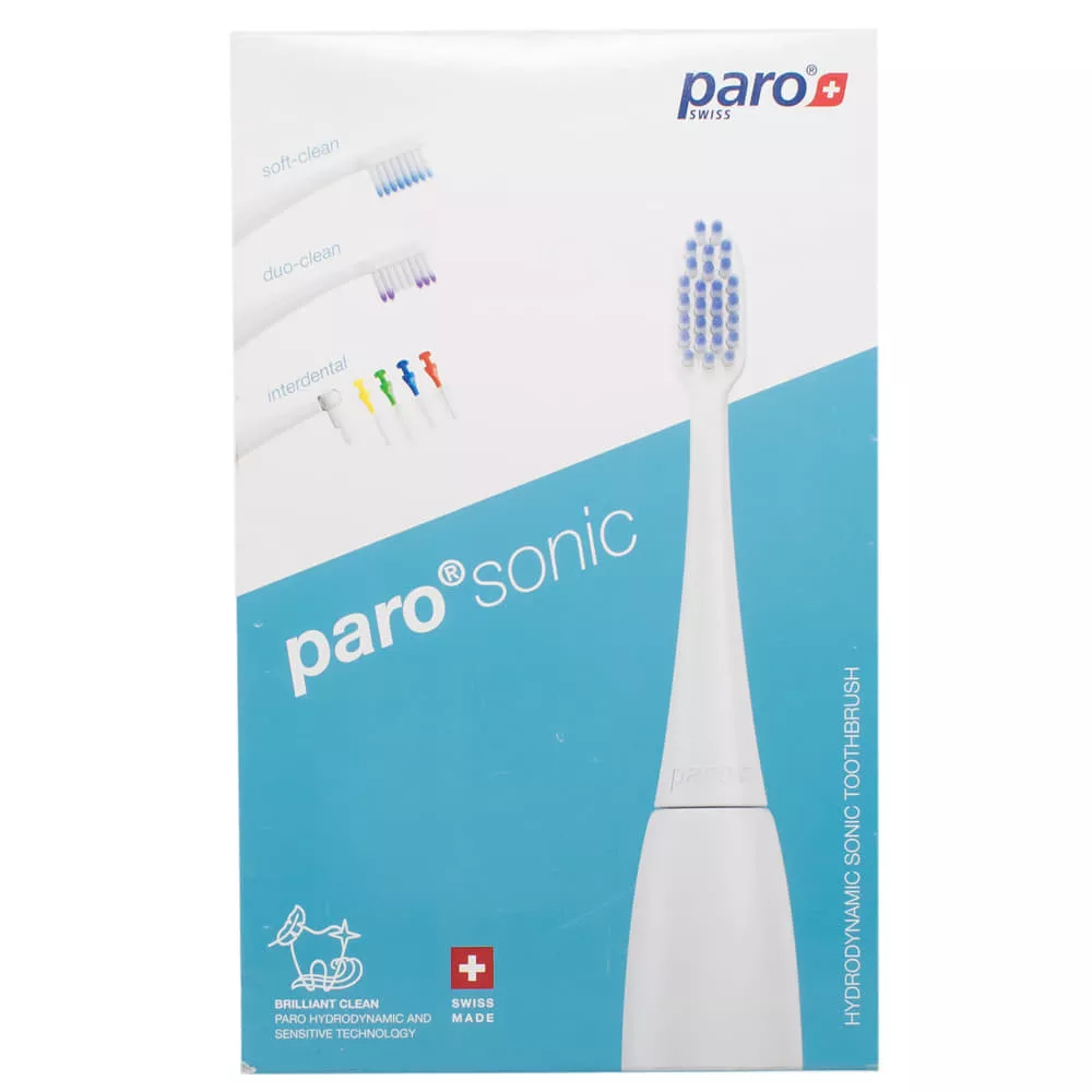 Зубная щетка Paro Swiss Sonic hydrosonic toothbrush звуковая гидродинамическая