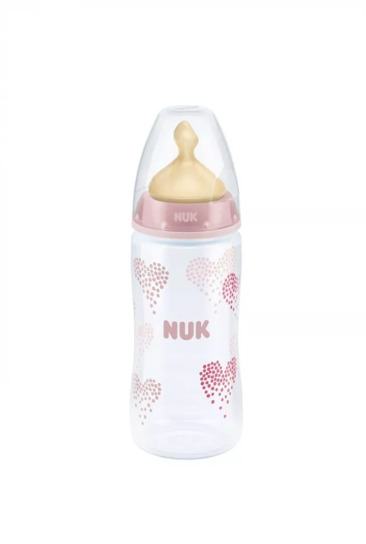 *Бутылочка Nuk First Choice Plus 3952783 пластик 300 мл + соска лат. М р.1