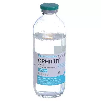 Орнигил раствор для инфузий 1000 мг по 200 мл во флаконе 1 шт. - Юрия-Фарм