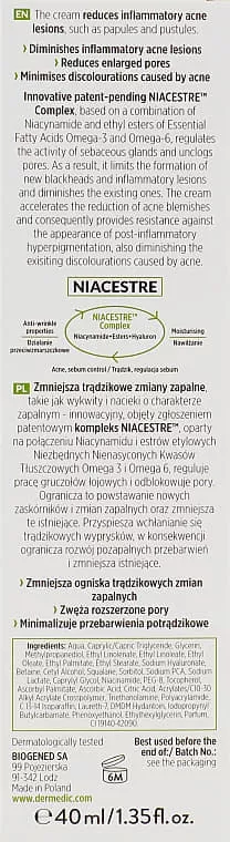 *Крем Dermedic Normacne Therapy Ультраувлажняющий и Регенерирующий 40мл