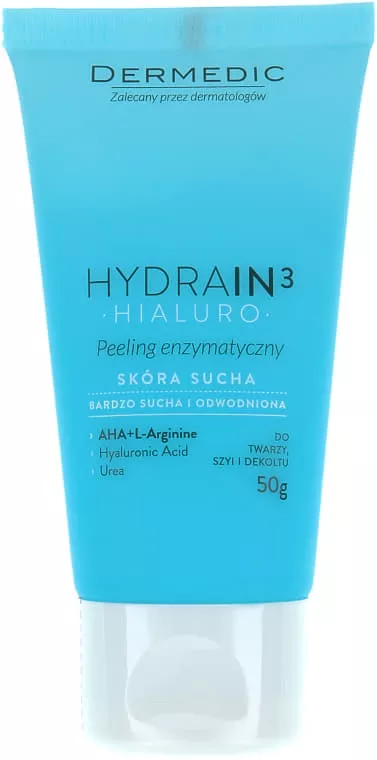 *Пилинг Dermedic Hydrain3 Hialuro Энзимный для чувствительной и сухой кожи 50г