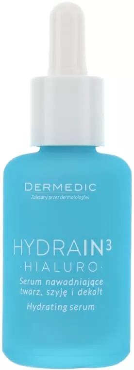 *Сыворотка Dermedic Hydrain3 Hialuro Гиалуроновая для ультра гидрации лица шеи и зоны декольте 30мл
