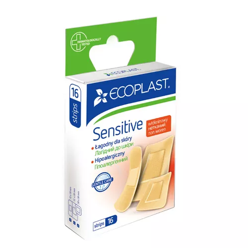 *Лейкопластырь ECOPLAST Нежный набор медицинский нетканый №16