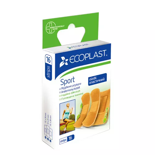 *Лейкопластырь ECOPLAST Спорт набор медицинский тканый прочный №16