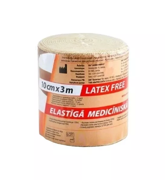 Бинт LAUMA эласт. мед. модель 2 Latex Free 10см*3м