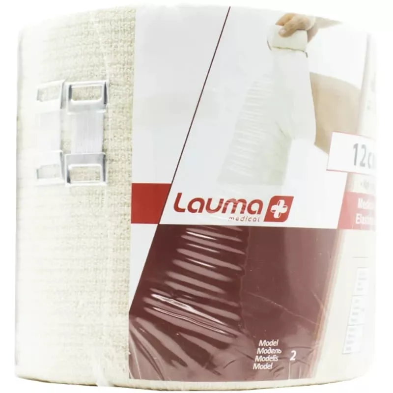 *Бинт LAUMA эластичный Latex Free 12 см*3,5 м