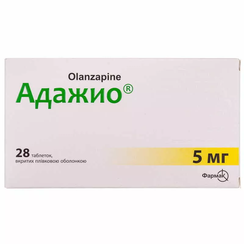 Адажио таблетки по 5 мг 28 шт. - Фармак