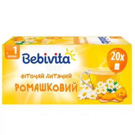 Чай Bebivita детский ромашковый пак №20