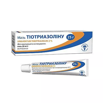 Тиотриазолин мазь по 25 г в тубах 1 шт.