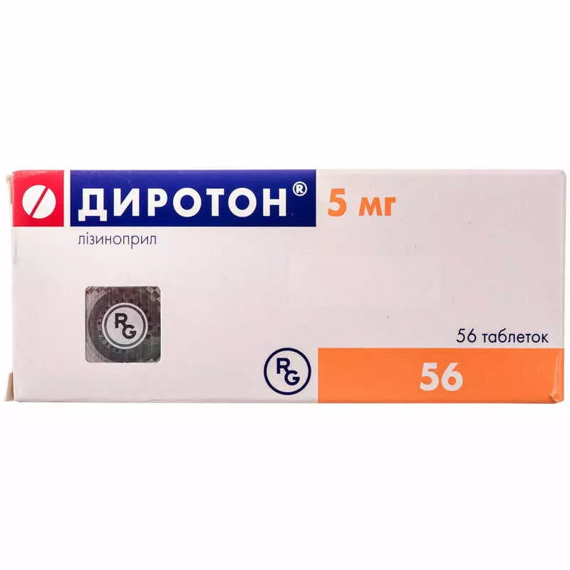 *Диротон табл. 5мг №56