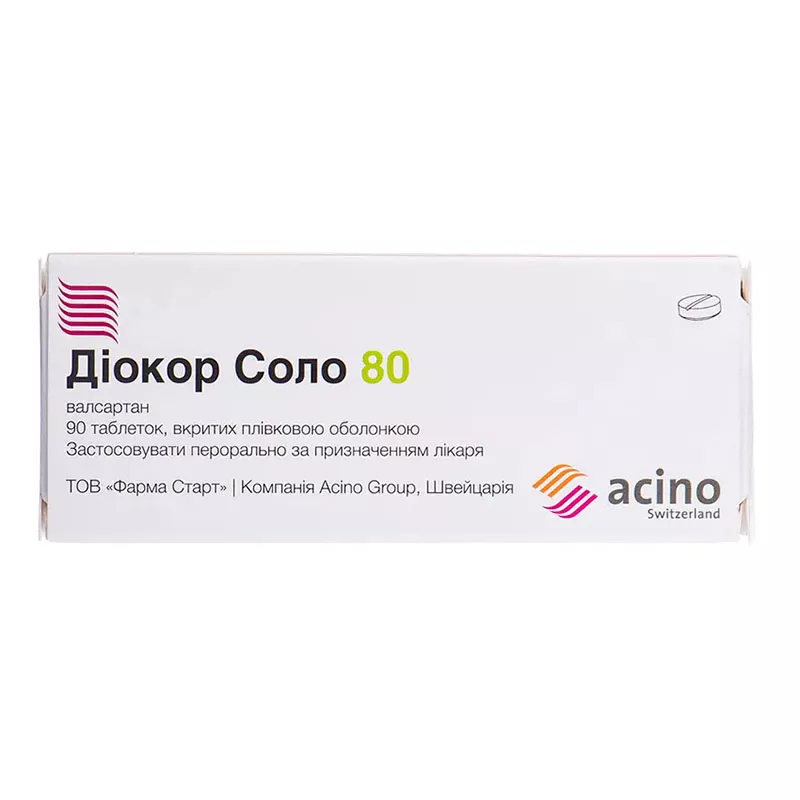 Диокор Соло 80мг табл. №90
