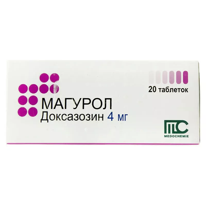 Магурол таблетки по 4 мг 20 шт. (10х2)