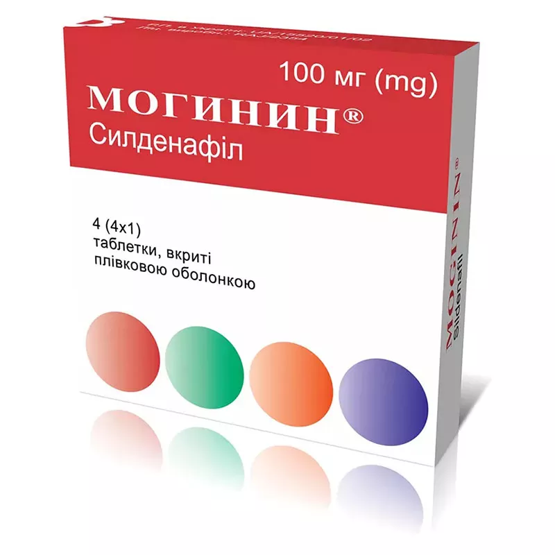 Могинин таблетки по 100 мг 4 шт.