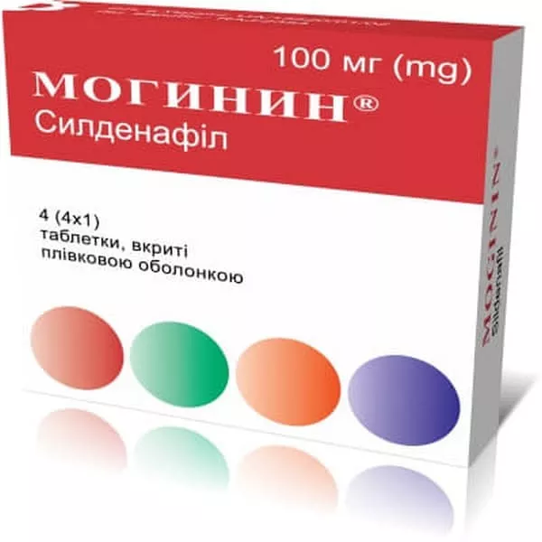 Могинин таблетки по 100мг 4 шт.