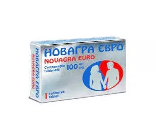 Новагра евро таблетки по 100 мг 1 шт. в блистере