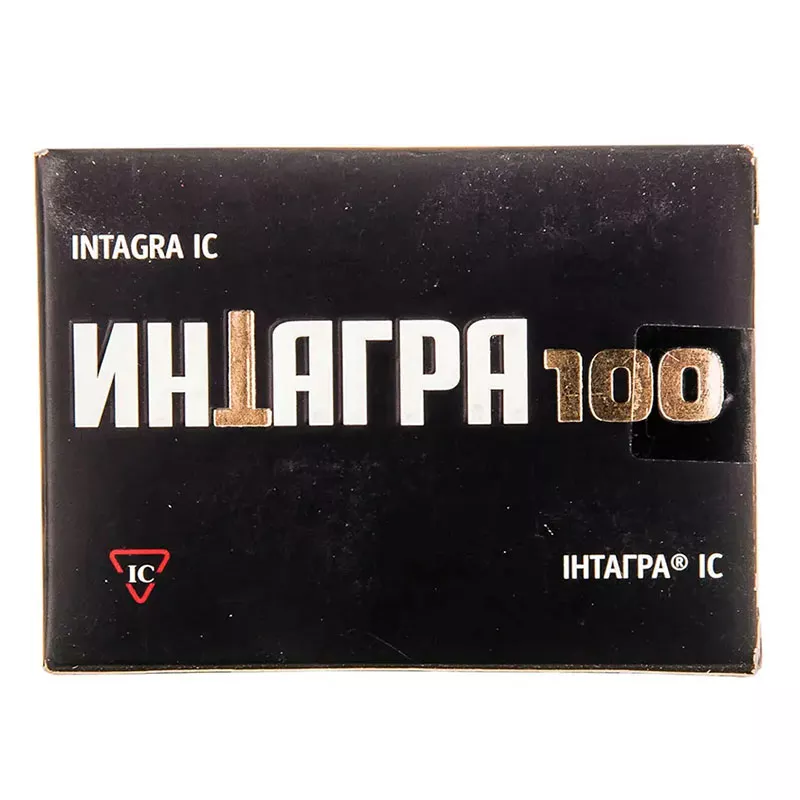 Интагра IC таблетки по 100 мг 4 шт. (2х2)