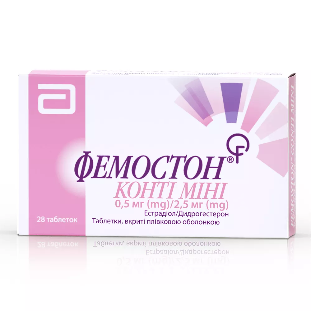 Фемостон Конти Мини таблетки по 0,5 мг/2,5 мг 28 шт.