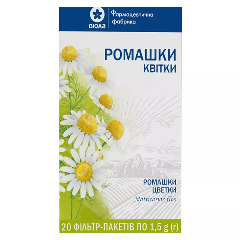 Ромашка цветы по 1.5 г в фильтр-пакетиках 20 шт. - Виола