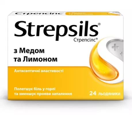Стрепсилс ментол леденцы 24 шт.