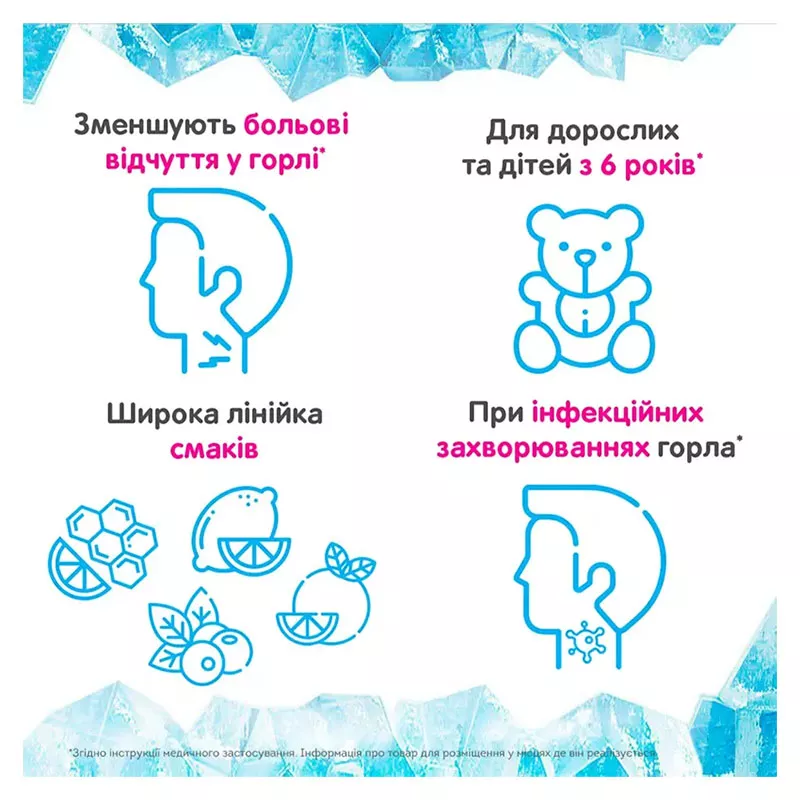 Гексорал Лорсепт со вкусом меда и лимона леденцы 8 шт. (4х2)