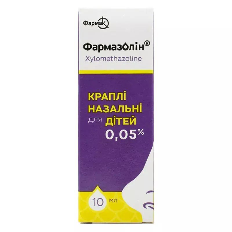 Фармазолин капли наз. 0.05% по 10 мл во флаконе 1 шт.