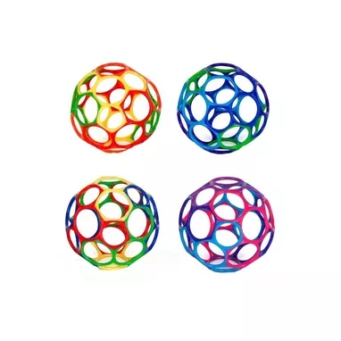 *Мячик Kids II  Oball 4 цвета в ассортименте, 10 см