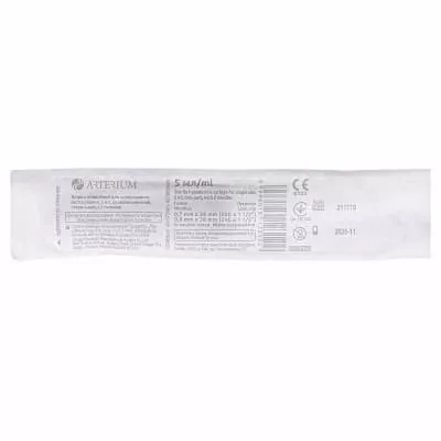 *Шприц 2-х комп. с 2-мя иглами 22G (0,7х38мм) и 21G (0,8х38мм) 5мл №1 Arterium