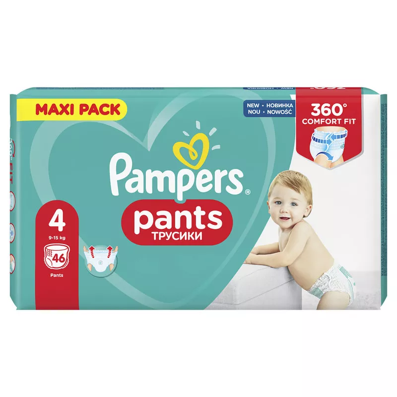 *Подгузники-трусики Pampers Pants Maxi 9-15 кг №46
