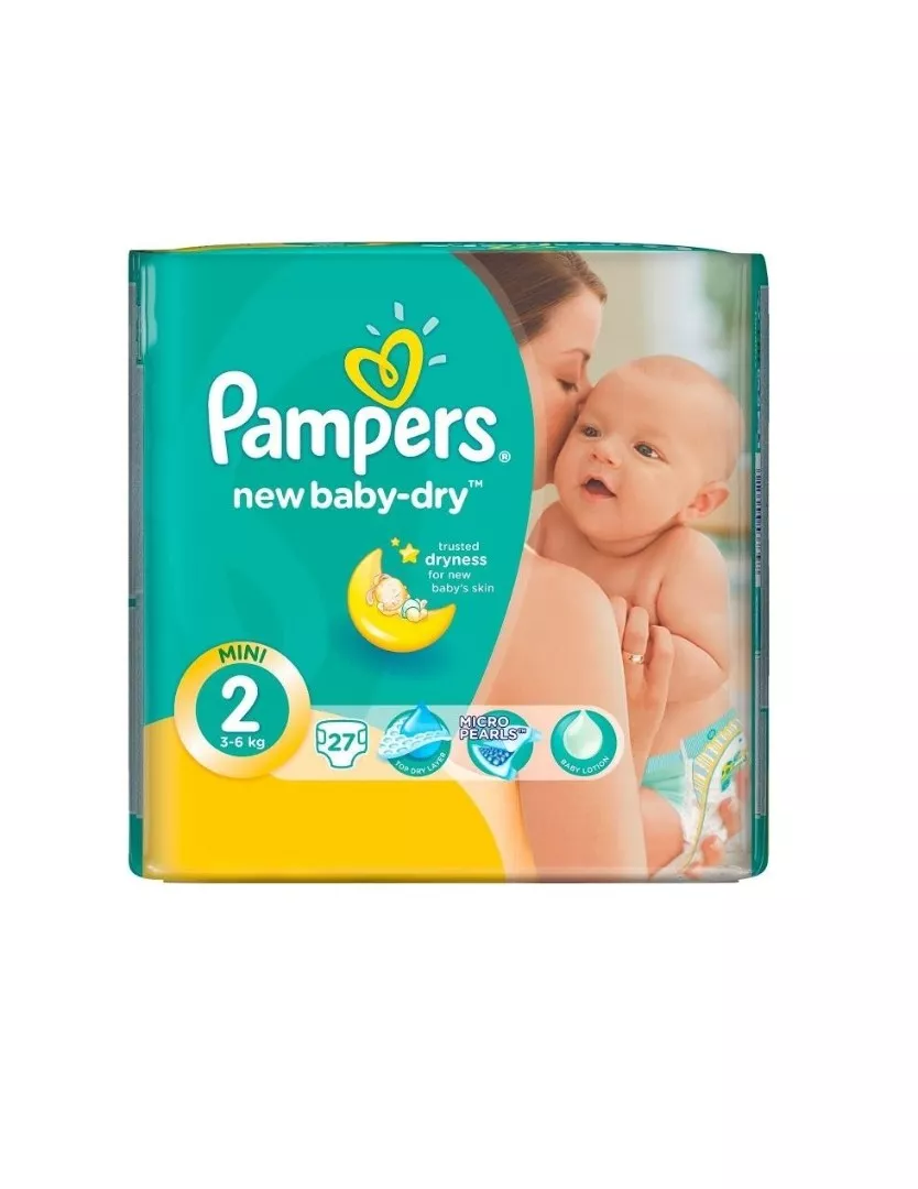 *Подгузники Pampers BABY-DRY PLUS мини №27