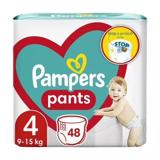 *Подгузники-трусики Pampers Pants Maxi 9-15 кг №48