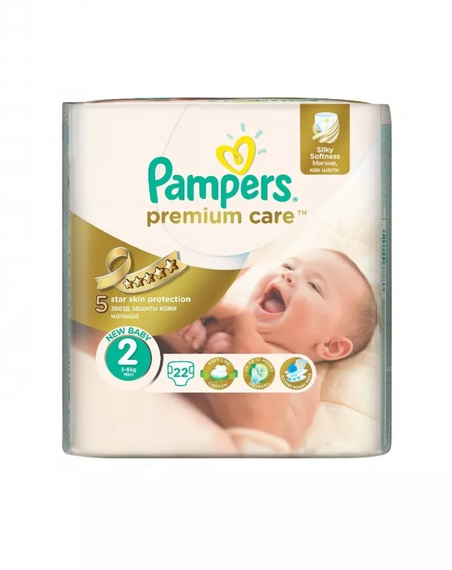 *Подгузники Pampers Premium Care Mini 3-6 кг №22