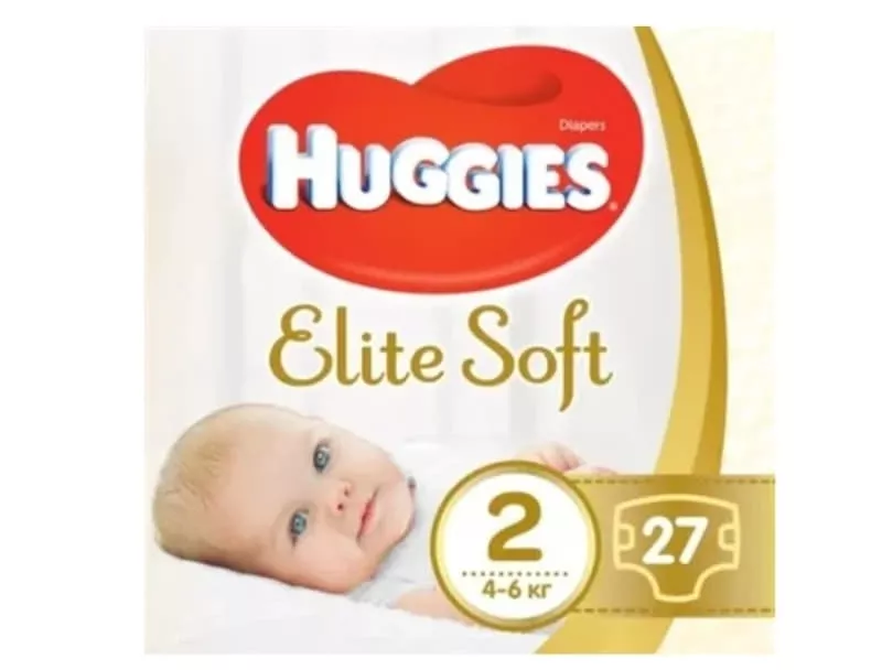 *Подгузники Хаггис Еlit Soft 2 4-6 кг №27