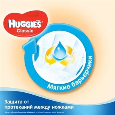 *Подгузники Хаггис Classic 4-9 кг №15/16
