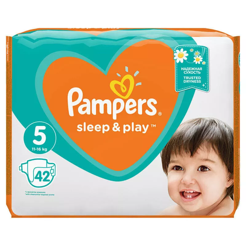 *Подгузники Pampers Sleep&Play Юниор 11-18 кг №1 (42)