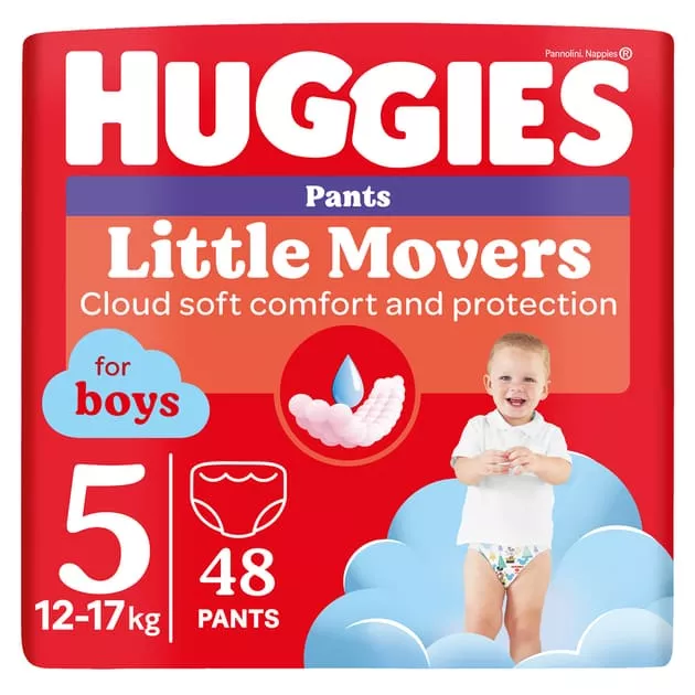 *Подгузники Хаггис Little Walkers 5 13-17 кг №1 (48) мальчики