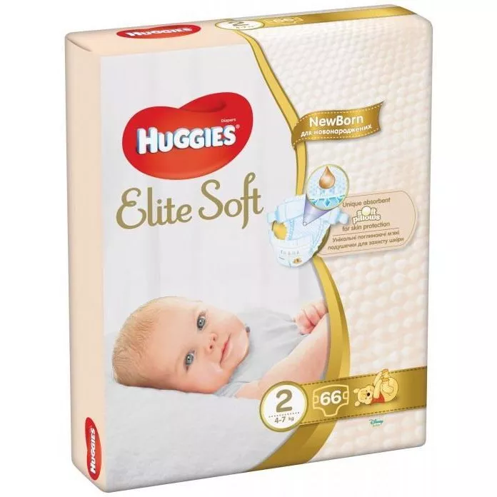 *Подгузники Хаггис Newborn 3-6 кг №1(66)