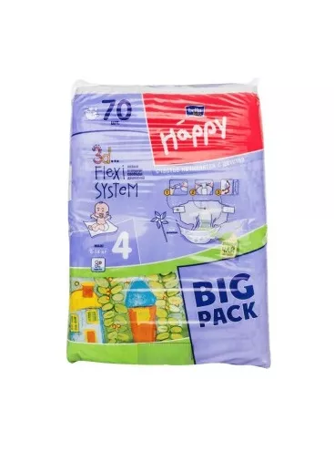 *Подгузники Happy BABY Maxi 8-18 кг №1 (70)